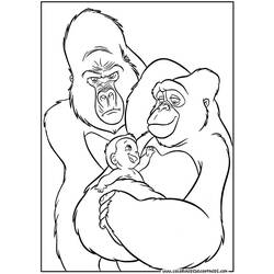 Coloring page: Tarzan (Animation Movies) #131108 - Free Printable Coloring Pages
