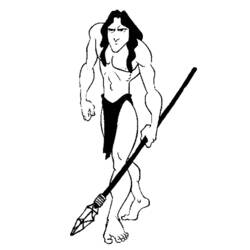 Coloring page: Tarzan (Animation Movies) #131109 - Free Printable Coloring Pages