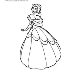 Coloring page: The Beauty and the Beast (Animation Movies) #130881 - Free Printable Coloring Pages
