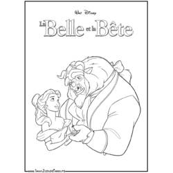 Coloring page: The Beauty and the Beast (Animation Movies) #130903 - Free Printable Coloring Pages