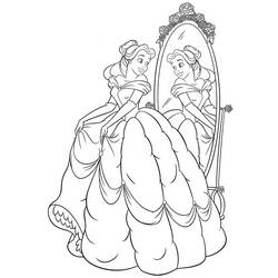 Coloring page: The Beauty and the Beast (Animation Movies) #130914 - Free Printable Coloring Pages