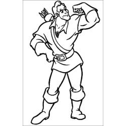 Coloring page: The Beauty and the Beast (Animation Movies) #130931 - Free Printable Coloring Pages