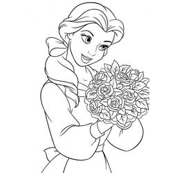 Coloring page: The Beauty and the Beast (Animation Movies) #130936 - Free Printable Coloring Pages