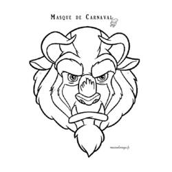 Coloring page: The Beauty and the Beast (Animation Movies) #130945 - Free Printable Coloring Pages