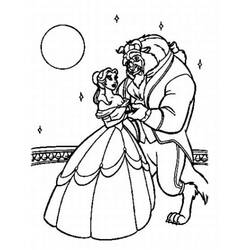 Coloring page: The Beauty and the Beast (Animation Movies) #130992 - Free Printable Coloring Pages