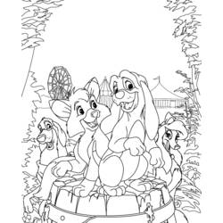 Coloring page: The Fox and the Hound (Animation Movies) #132915 - Free Printable Coloring Pages