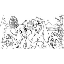 Coloring page: The Fox and the Hound (Animation Movies) #132949 - Free Printable Coloring Pages