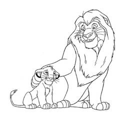 Coloring page: The Lion King (Animation Movies) #73651 - Free Printable Coloring Pages