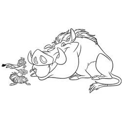 Coloring page: The Lion King (Animation Movies) #73888 - Free Printable Coloring Pages