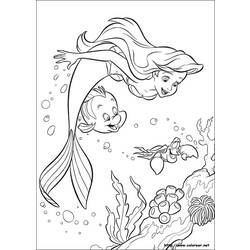 Coloring page: The Little Mermaid (Animation Movies) #127237 - Free Printable Coloring Pages
