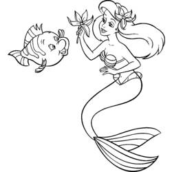 Coloring page: The Little Mermaid (Animation Movies) #127248 - Free Printable Coloring Pages