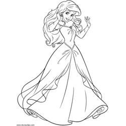 Coloring page: The Little Mermaid (Animation Movies) #127302 - Free Printable Coloring Pages