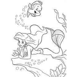 Coloring page: The Little Mermaid (Animation Movies) #127314 - Free Printable Coloring Pages