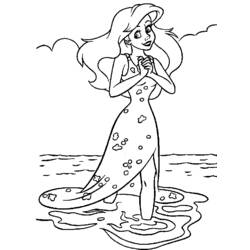 Coloring page: The Little Mermaid (Animation Movies) #127333 - Free Printable Coloring Pages