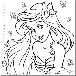 Coloring page: The Little Mermaid (Animation Movies) #127346 - Free Printable Coloring Pages