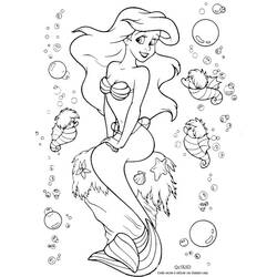Coloring page: The Little Mermaid (Animation Movies) #127475 - Free Printable Coloring Pages