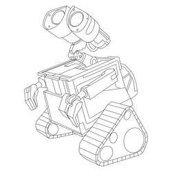 Coloring page: Wall-E (Animation Movies) #131992 - Free Printable Coloring Pages