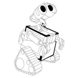 Coloring page: Wall-E (Animation Movies) #131995 - Free Printable Coloring Pages
