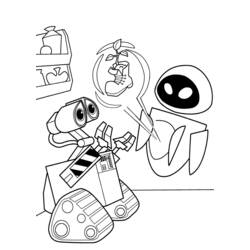 Coloring page: Wall-E (Animation Movies) #132004 - Free Printable Coloring Pages