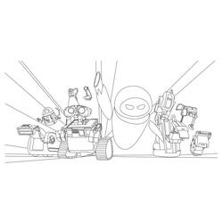 Coloring page: Wall-E (Animation Movies) #132024 - Free Printable Coloring Pages