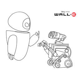 Coloring page: Wall-E (Animation Movies) #132030 - Free Printable Coloring Pages