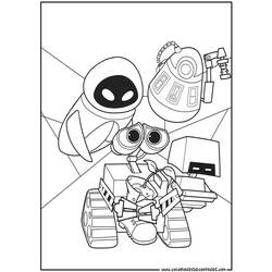 Coloring page: Wall-E (Animation Movies) #132045 - Free Printable Coloring Pages