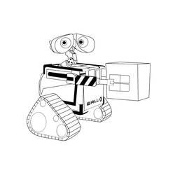 Coloring page: Wall-E (Animation Movies) #132056 - Free Printable Coloring Pages