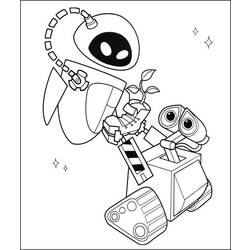 Coloring page: Wall-E (Animation Movies) #132148 - Free Printable Coloring Pages