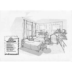 Coloring page: Bedroom (Buildings and Architecture) #66653 - Free Printable Coloring Pages