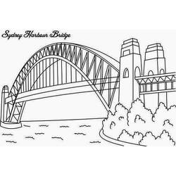 Coloring pages: Bridge - Free Printable Coloring Pages