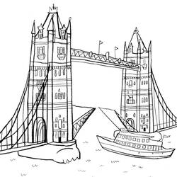 Coloring page: Bridge (Buildings and Architecture) #62880 - Free Printable Coloring Pages