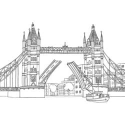 Coloring page: Bridge (Buildings and Architecture) #62883 - Free Printable Coloring Pages