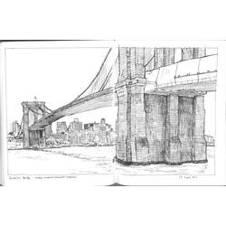 Coloring page: Bridge (Buildings and Architecture) #62901 - Free Printable Coloring Pages