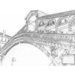 Coloring page: Bridge (Buildings and Architecture) #62912 - Free Printable Coloring Pages