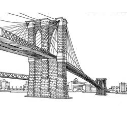 Coloring page: Bridge (Buildings and Architecture) #62951 - Free Printable Coloring Pages
