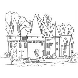 Coloring page: Castle (Buildings and Architecture) #62065 - Free Printable Coloring Pages