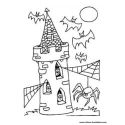 Coloring page: Castle (Buildings and Architecture) #62071 - Free Printable Coloring Pages