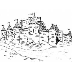 Coloring page: Castle (Buildings and Architecture) #62091 - Free Printable Coloring Pages