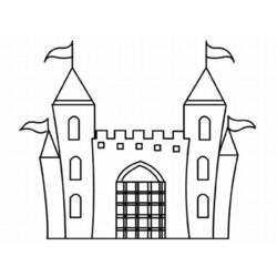 Coloring page: Castle (Buildings and Architecture) #62211 - Free Printable Coloring Pages