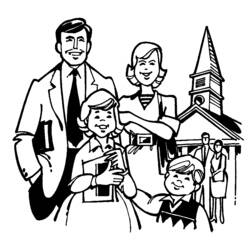 Coloring page: Church (Buildings and Architecture) #64174 - Free Printable Coloring Pages