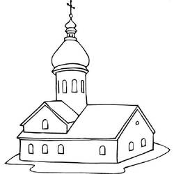 Coloring page: Church (Buildings and Architecture) #64185 - Free Printable Coloring Pages