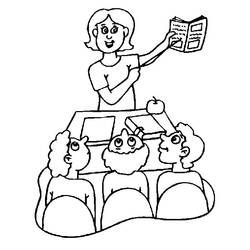Coloring page: Classroom (Buildings and Architecture) #67934 - Free Printable Coloring Pages