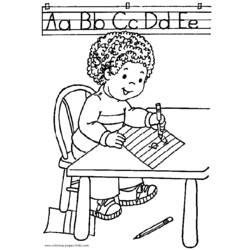 Coloring page: Classroom (Buildings and Architecture) #68045 - Free Printable Coloring Pages