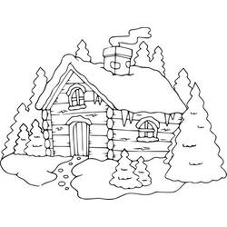 Coloring page: Cottage (Buildings and Architecture) #169885 - Free Printable Coloring Pages