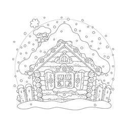 Coloring page: Cottage (Buildings and Architecture) #169934 - Free Printable Coloring Pages
