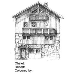 Coloring page: Cottage (Buildings and Architecture) #169936 - Free Printable Coloring Pages