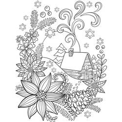 Coloring page: Cottage (Buildings and Architecture) #169939 - Free Printable Coloring Pages