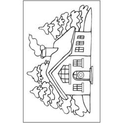 Coloring page: Cottage (Buildings and Architecture) #169940 - Free Printable Coloring Pages