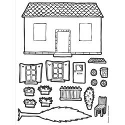 Coloring page: Cottage (Buildings and Architecture) #169951 - Free Printable Coloring Pages