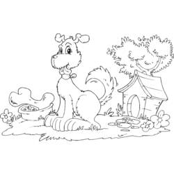 Coloring page: Dog kennel (Buildings and Architecture) #62364 - Free Printable Coloring Pages